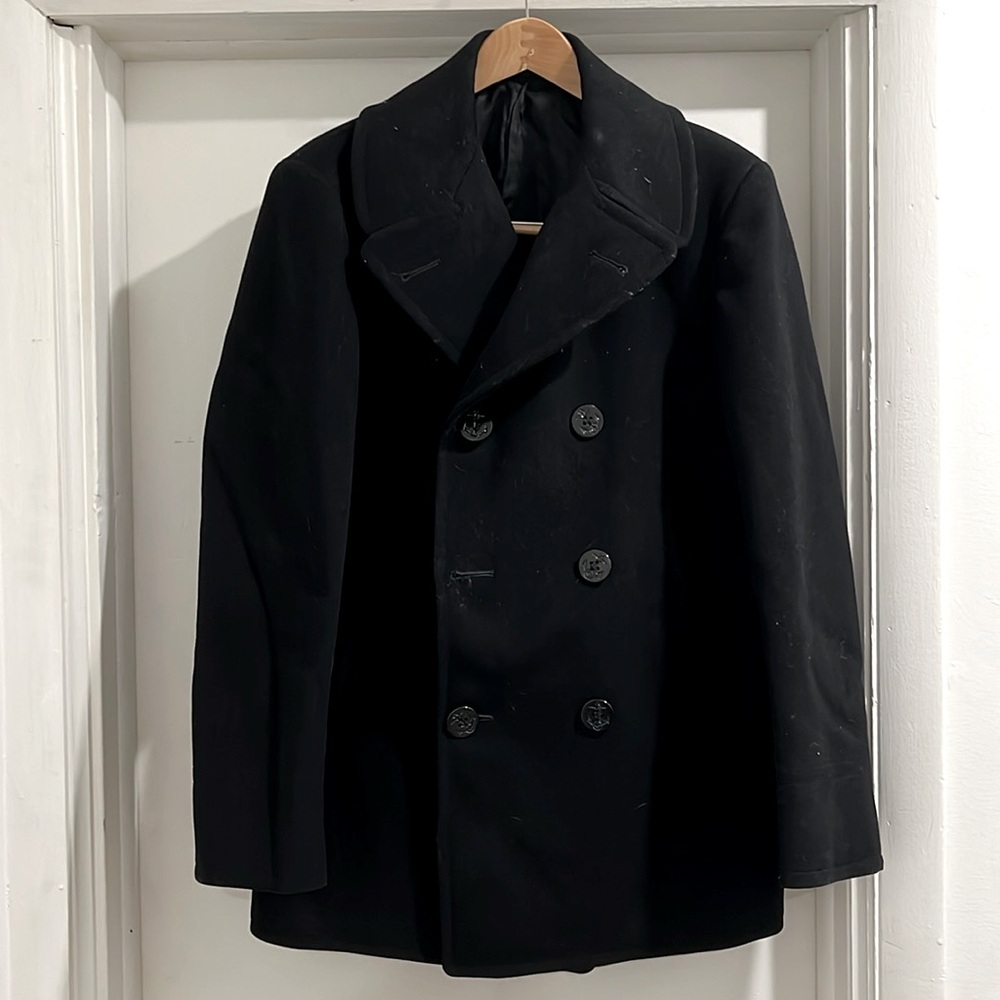 Naval Forces Dock Peacoat - 36/R (oversized)